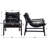 25.5" Wide Faux Leather Armchair Accent Chair with Soild Wood Framed-1857965668-1857965669