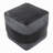 Canvas In Black Leather And Grey Canvas-24607990