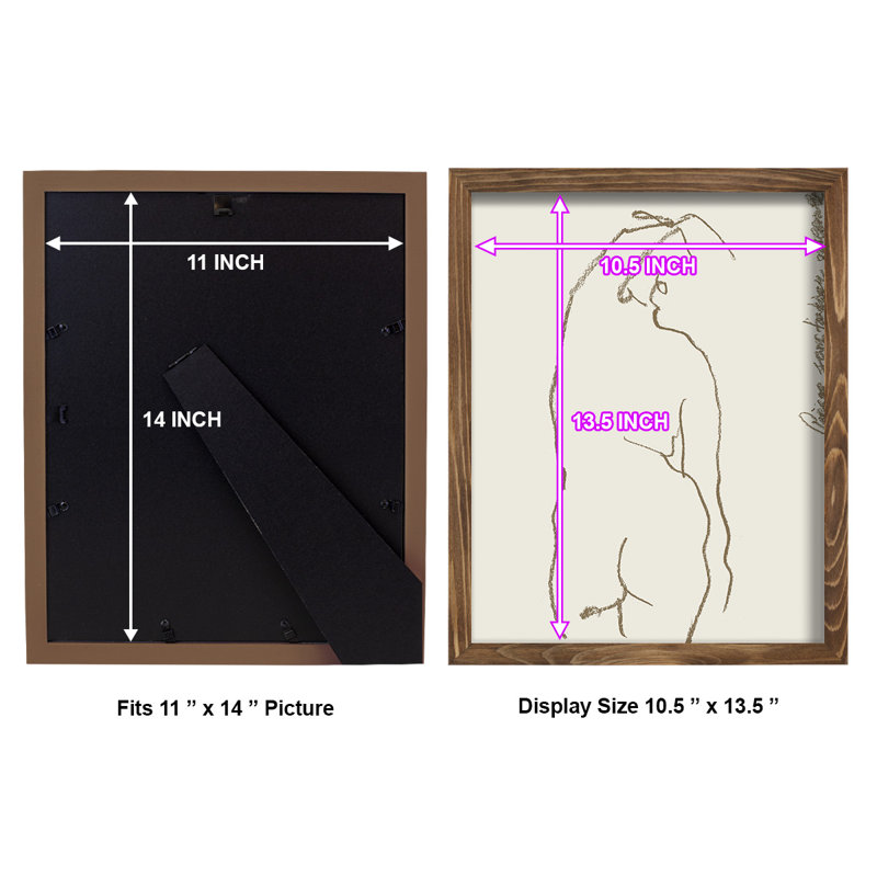 Toi et moi IV, reproduction d'art encadrée, H 6 po x l 4 po x P 1 po, Cadre noyer
