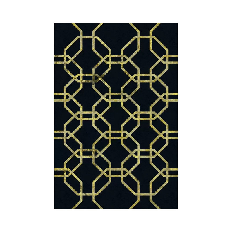 Geometric Dialogue by 5by5collective - Wrapped Canvas Print, 20.32 cm H x 30.48 cm W
