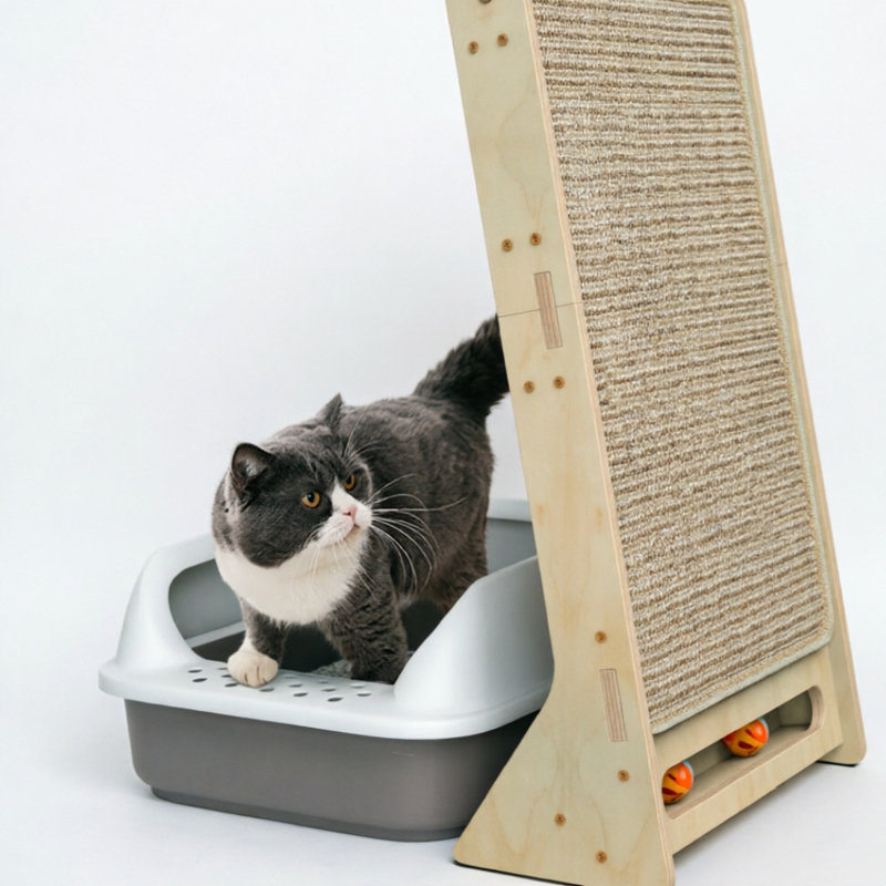 Tour pour chat 42,1 po avec grattoir et perchoir pour grands chats