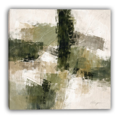 Olive Crossing Wrapped Canvas Wall Art