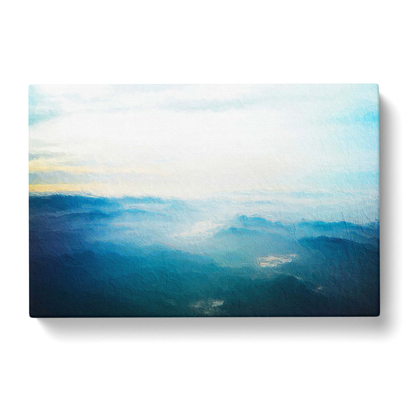 The Sky Above Mattala In Sri Lanka - Wrapped Canvas Painting, 35cm H x 50cm W x 3cm D