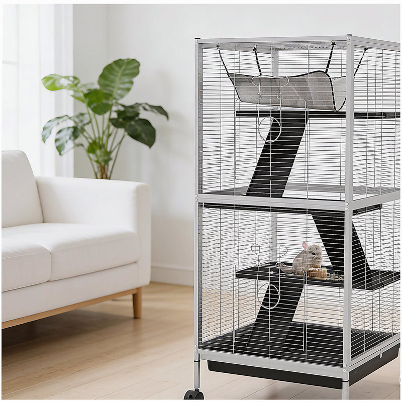 Maison pour animaux spacieuse, cage à petits animaux
