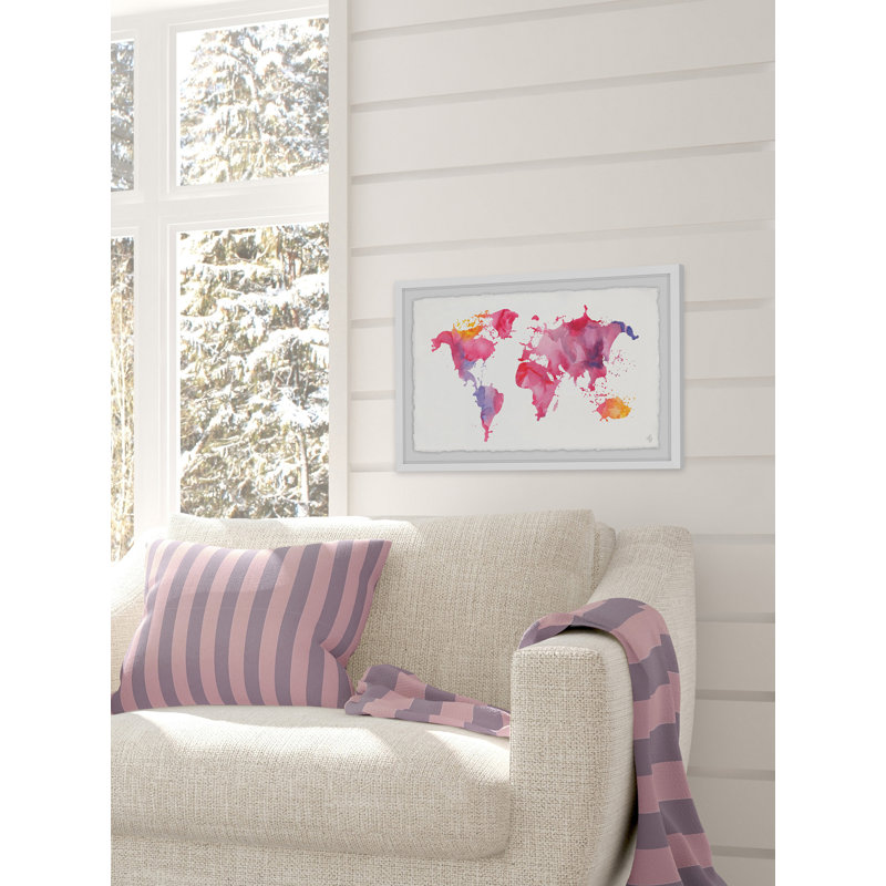 Ethereal World 1 Piece Single Picture Frame Wall Art, 30 cm H x 46 cm W x 3 cm D