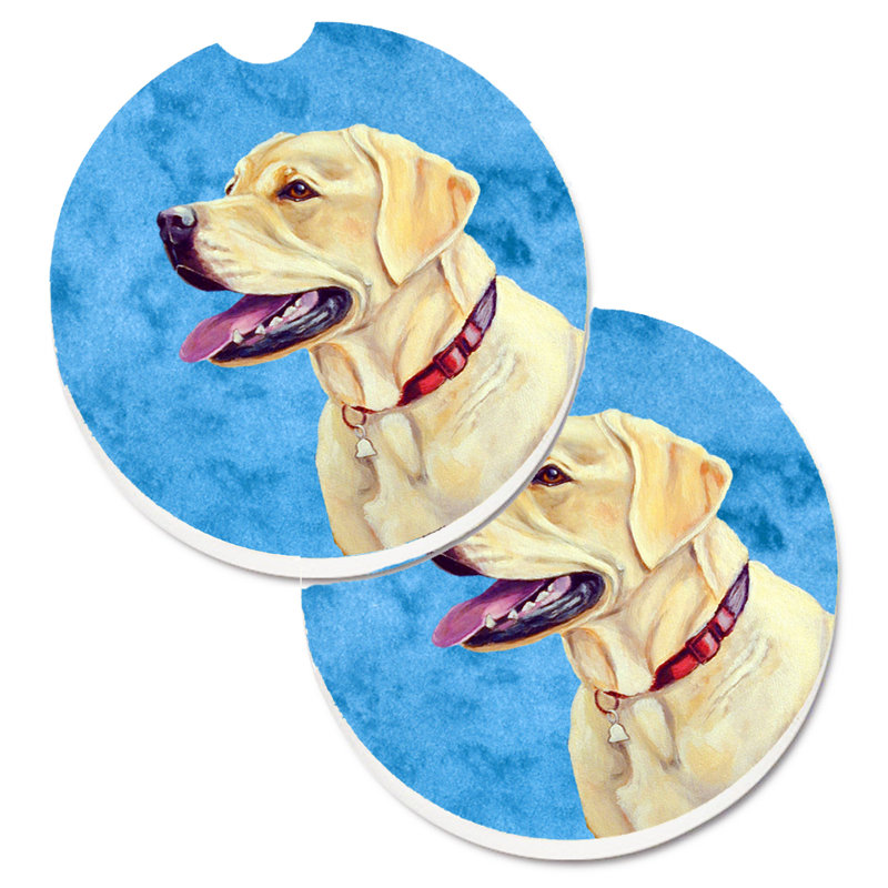 Sous-verre barbu collie voiture, Labrador