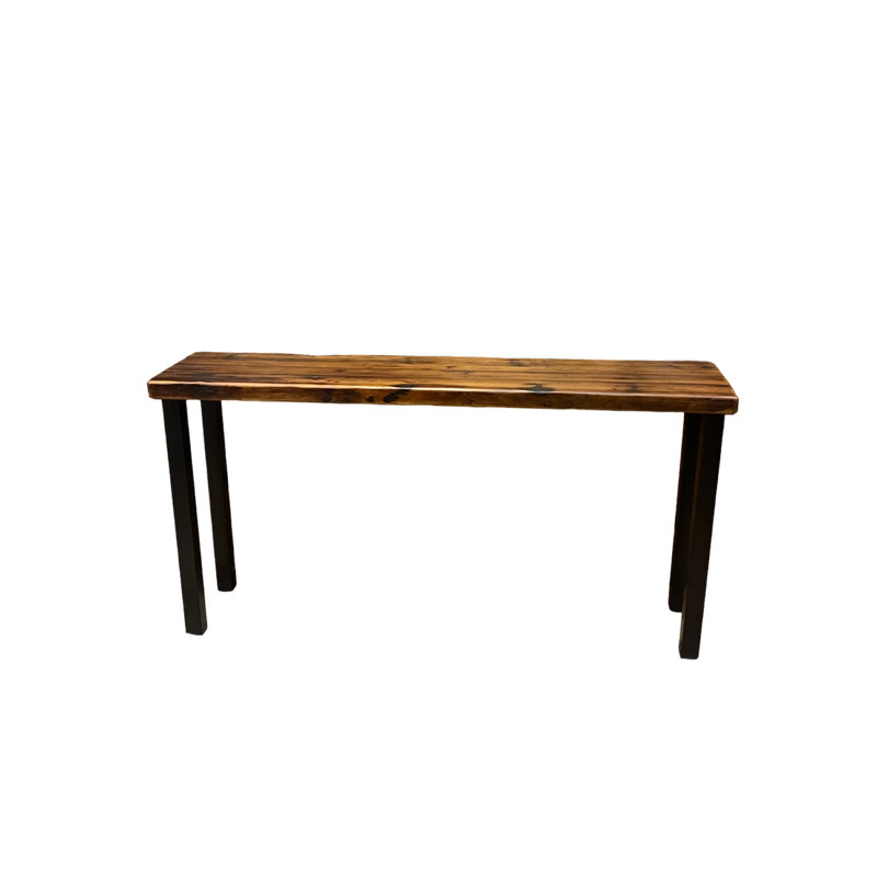 Solid Wood Top Console Table, 29.5" H x 84" W x 18" D