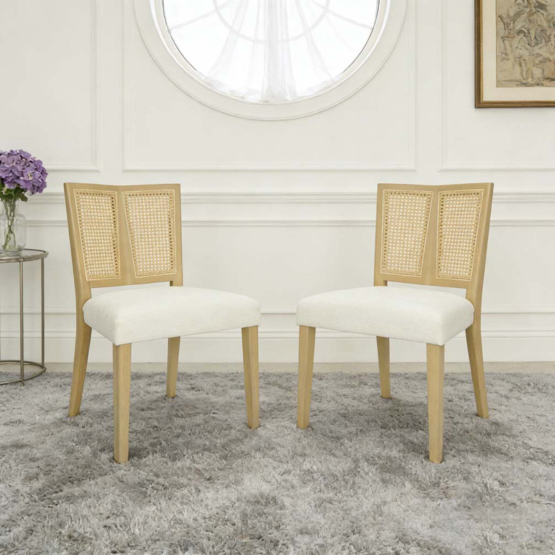 Chaise en rotin sans accoudoirs