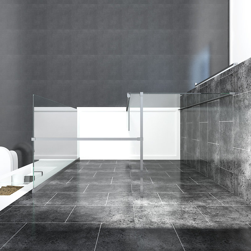 Hartline Rectangular Shower Enclosure, 1850mm H x 1700mm W x 800mm D