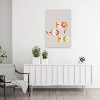 Impression d'art moderne abstrait canne de bonbon