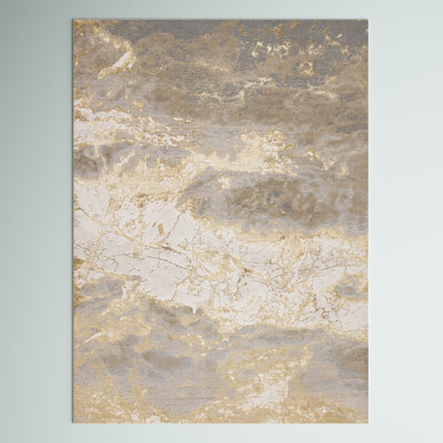Kari Grey/Gold Indoor Area Rug