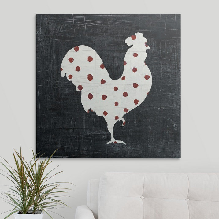 « modern americana farm iii » par l’impression de peintures Melissa Averinos, H 35 po x l 35 po x P 1,5 po, Toile