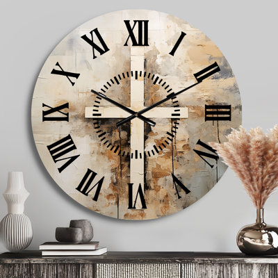 Horloge murale Minimalisme Christianisme