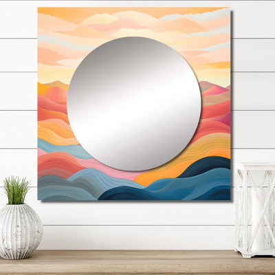 Art mural miroir de salon Johnpeter