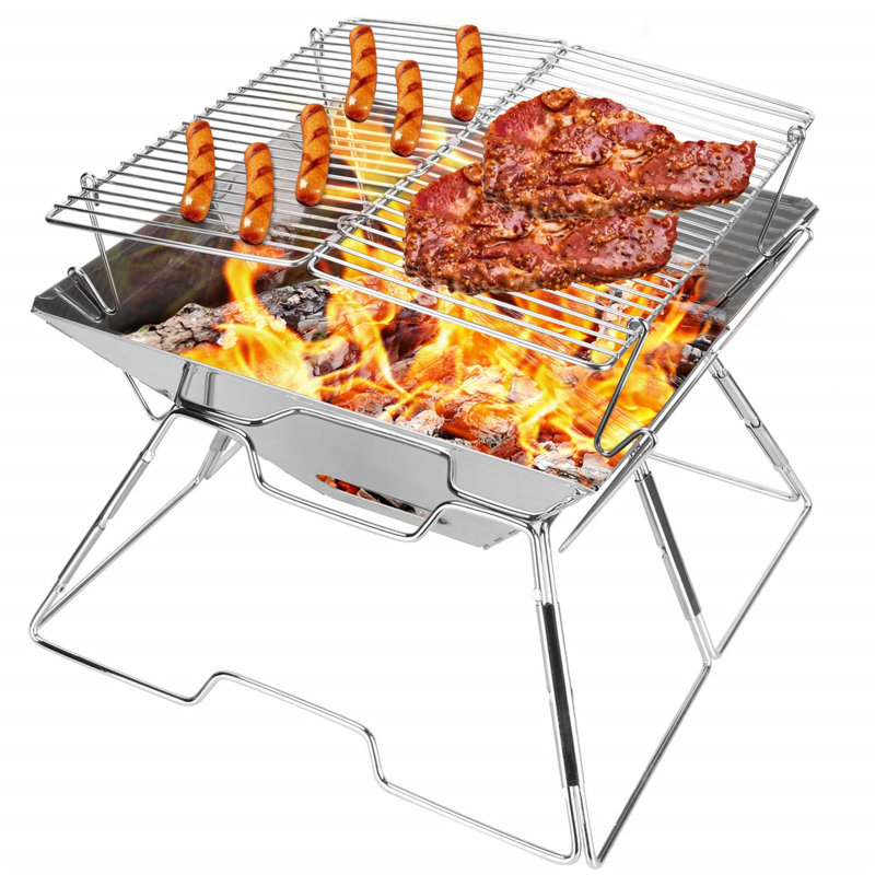 Williston Forge 31cm W Portable Charcoal Grill