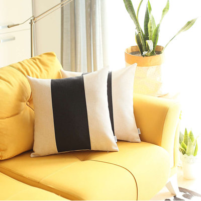 Ensemble de 2 housses de coussins centraux