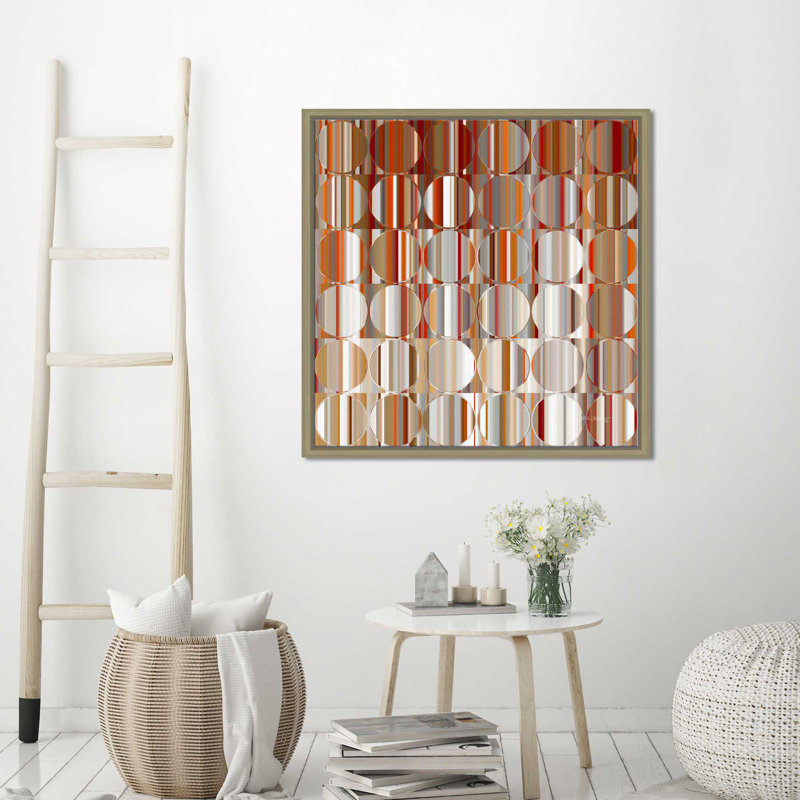 «My Shield of Salvation, 2 Samuel 22: 3» par Mark Lawrence, impression, Cadre flottant champagne
