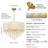 Modern Capiz Shell Crystal Chandeliers-358458655
