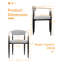 Metal Upholstered Dining Chairs (Set of 2)-1234411417-1250152777