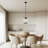 Quantesha 1 - Light Matte Black Square/Rectangle Pendant