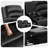 Cheatom 2-Piece Classic Soft Faux Leather Manual Recliner Living Room Set With Hidden Cup Holders