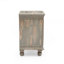 Table de chevet en bois gris antique
