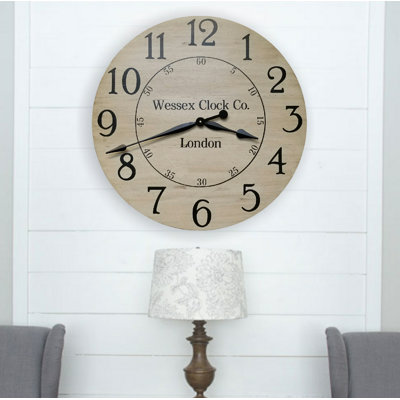 Creston Wood Wall Clock