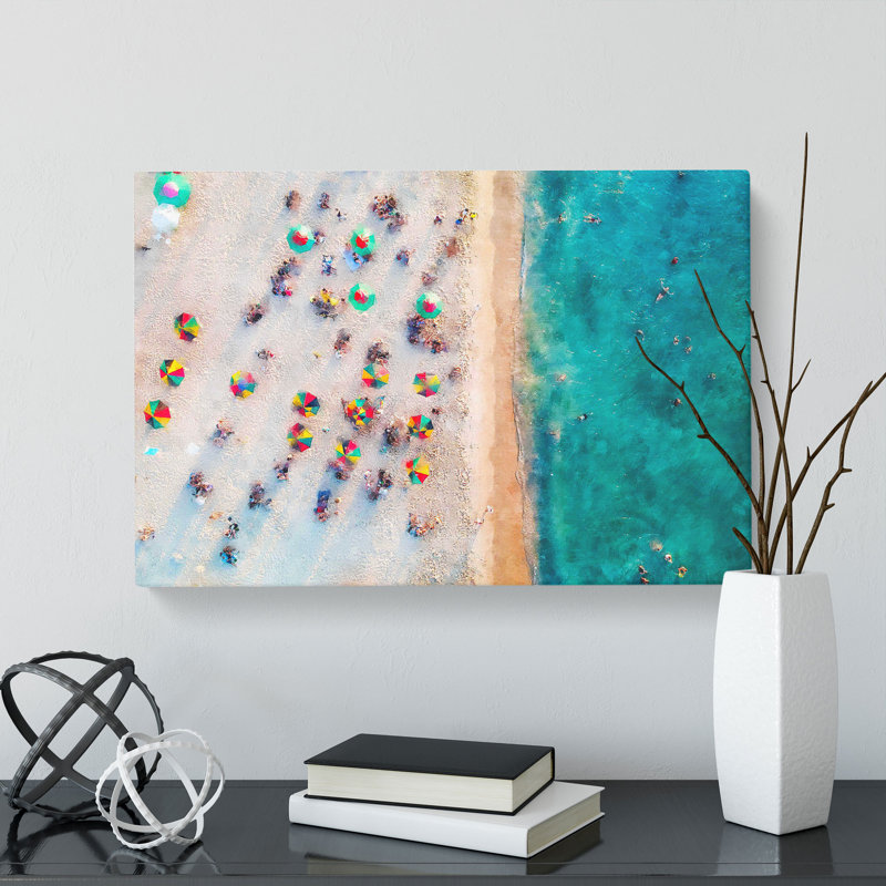 Miami Florida Beach - Wrapped Canvas, 35cm H x 50cm W x 3cm D