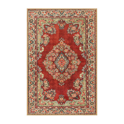 Tapis de style oriental rouge