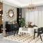 Buffet bas de l 55,1 po avec quatre portes-106913111