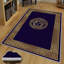 Tapis oriental rectangulaire en polyester tissé à la machine 5 pi 11 po x 9 pi 2 po Refton