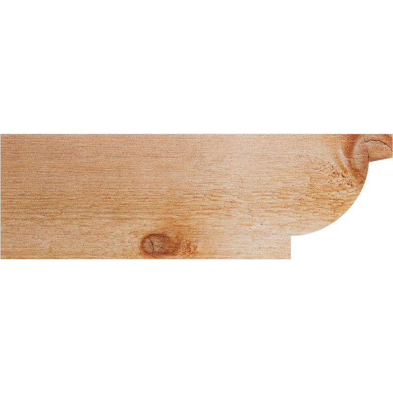 Alpine Rough Sawn, Cèdre rouge, H 6 po x l 18 po x P 4 po