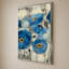 «Aquamarine Floral» par Silvia Vassileva, impression sur toile-130839446-130839449