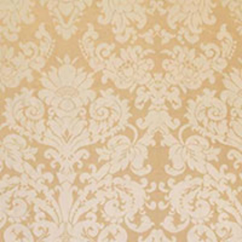Hatfield Silk Damask Fabric, Taupe/Tan
