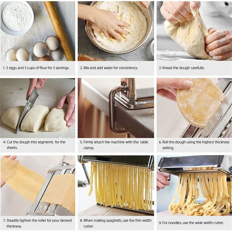 BTERAZ Manual Pasta Maker
