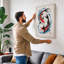 Koi Dance Japandi - Wrapped Canvas-2056556766-2056556774