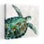 «Neutral Sea Turtle I Elegant Organic Realistic Turtle Animal Beach», art mural-124290428