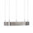 - Light Sparkle Silver LED Geometric Pendant
