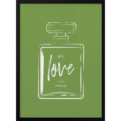 Green Perfume Print by Martina