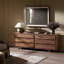 Stafford 6 Drawer Dresser-Walnut Natural