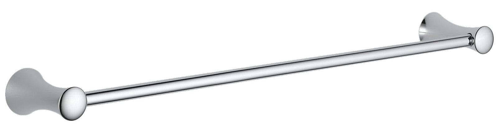 Lahara 24" Wall-Mounted Towel Bar, Chrome, 24"