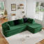 Canapé modulaire 106 po en tissu Teddy-2145230876-2145230877