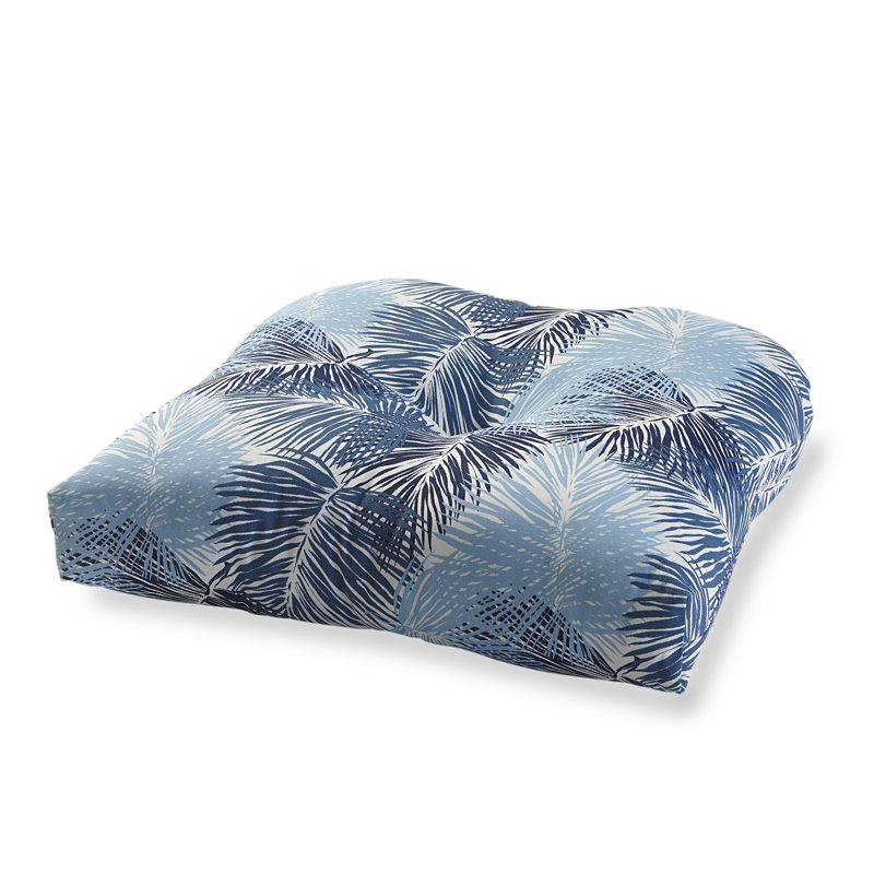 Caesar Indoor/Outdoor Seat Cushion, Indigo