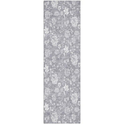 Premium Machine Washable Prisco Gray Rug