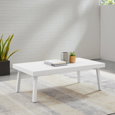 Table basse d'extérieur en aluminium Armando