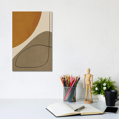 Organic Abstract Shapes III by Alisa Galitsyna - Wrapped Canvas Gallery-Wrapped Canvas Giclée