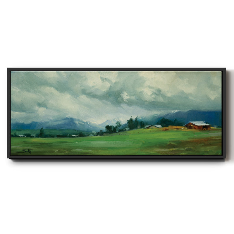 Wallowa Valley - toile encadrée, H 20 po x l 50 po