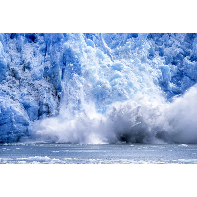Glacier Calving Into Alaskan Bay by Gomezdavid