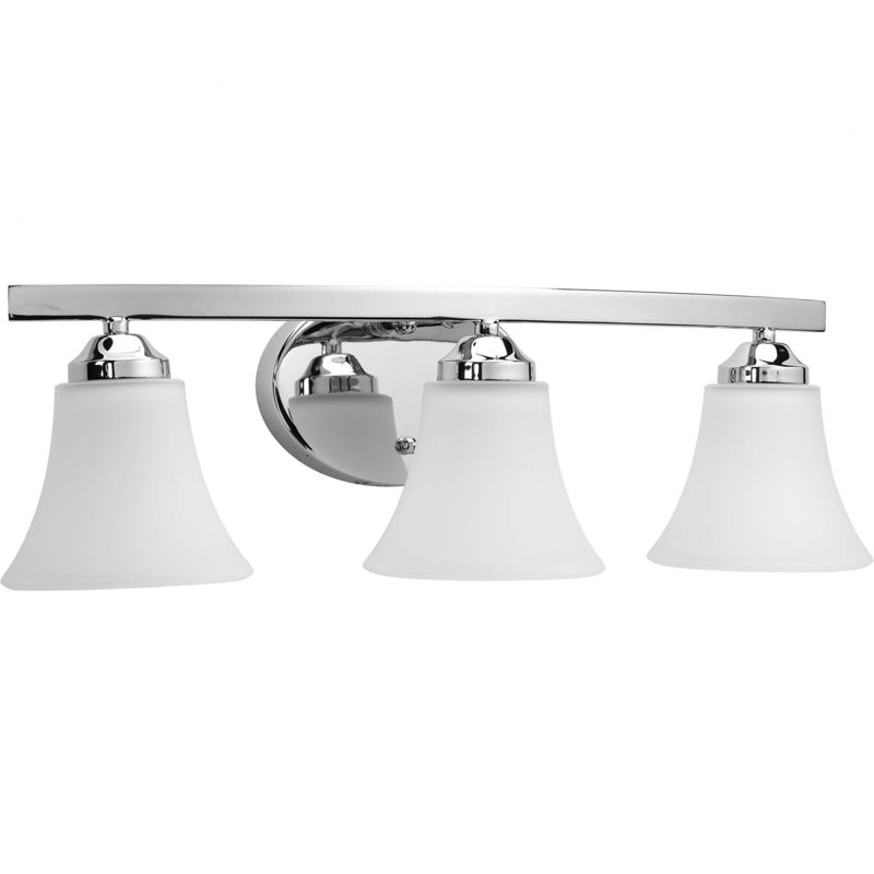 Luminaire pour meuble-lavabo Hilary, Chrome poli