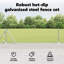 Galvanised Steel Border Fencing-1122933252-1122933253